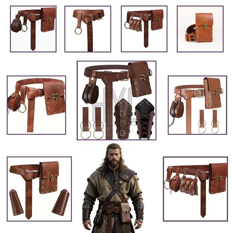 Cosplay Props - Orta Çağ Viking Aksesuar Seti, Retro