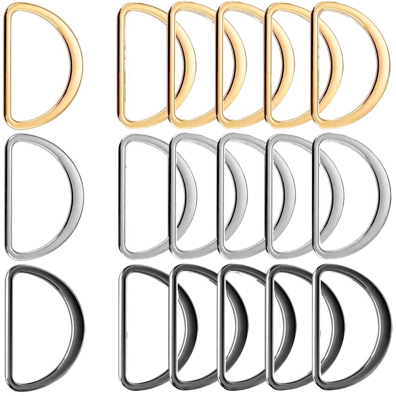 D Ring Strap - 10 Adet/lot 15-50mm D Halka Toka