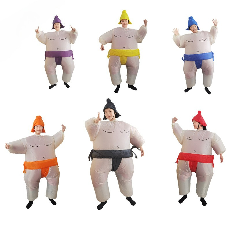 Cosplay Props - Şişme Şişman Adam Sumo Güreşi Kostümü,