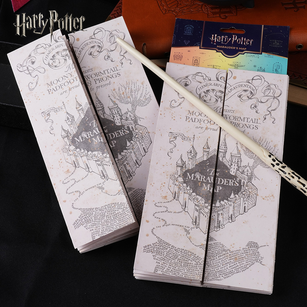 Cosplay Props - 1 adet Marauder'ın sihirli okulu haritası
