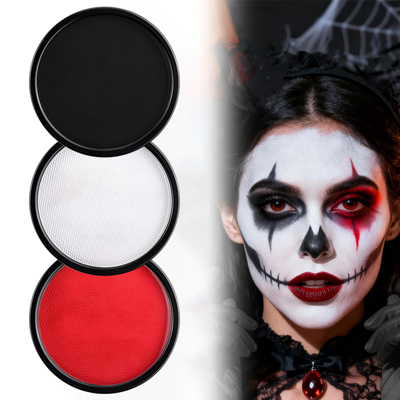 3 adet Siyah Beyaz Kırmızı Su  - Cosplay Prop Paint incelemesi ve fiyatı