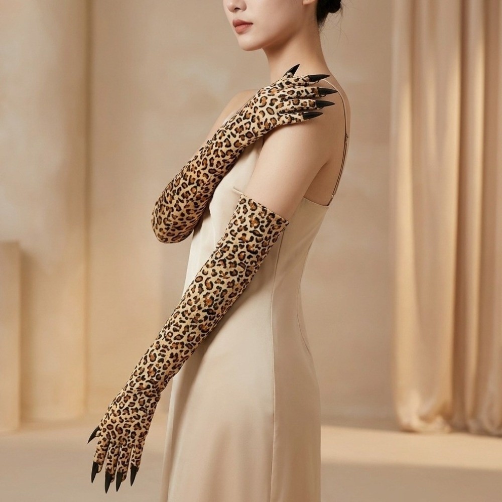 Uzun Kollu Leopar Desenli Eldi - Cosplay Prop Patterns incelemesi ve fiyatı