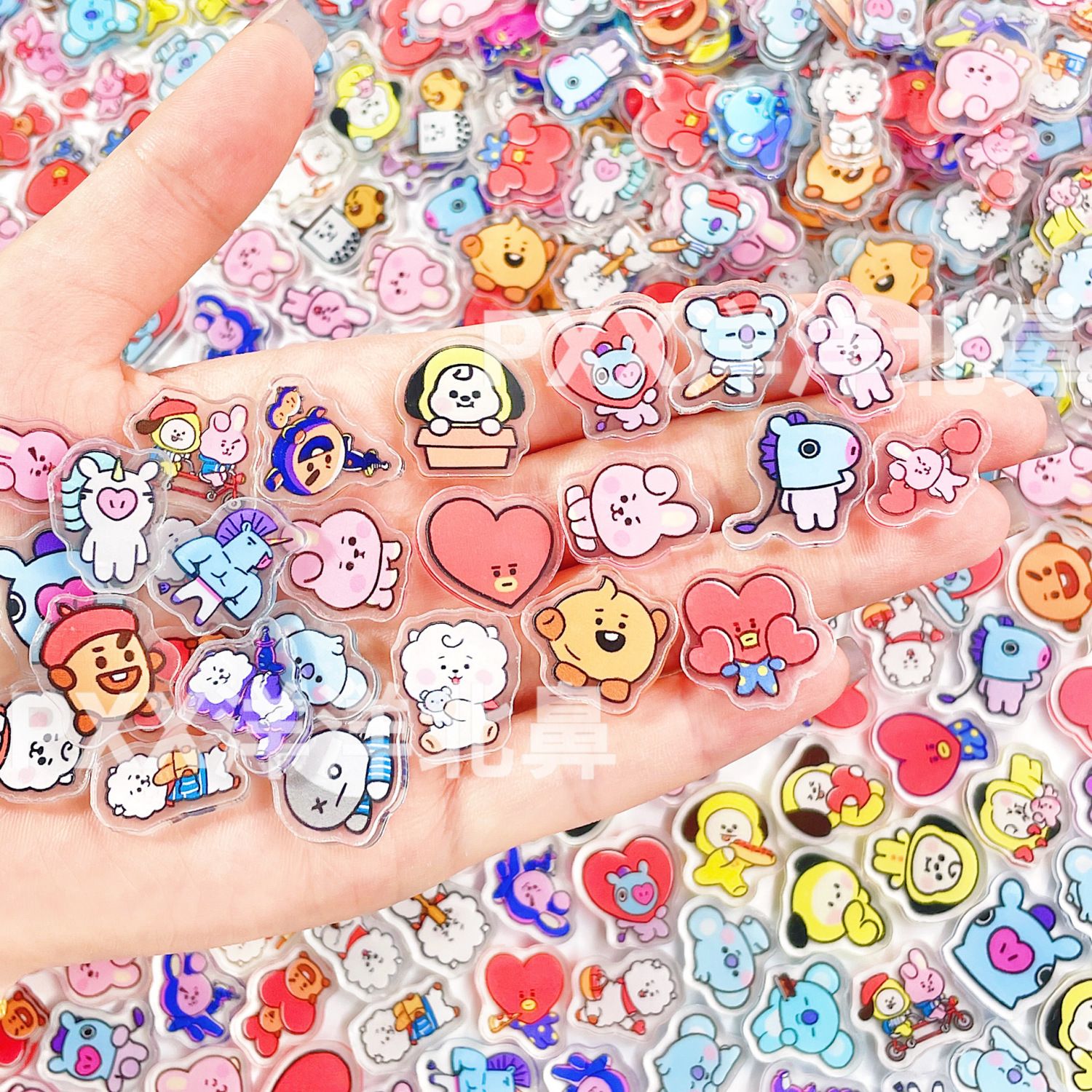 100 adet BT21 BTS Tek Katmanlı - Cosplay Material For Prop incelemesi ve fiyatı